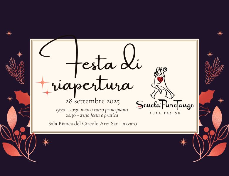 Festa di riapertura - Scuola PuroTango
