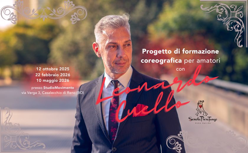 Formazione coreografica per amatori con Leonardo Cuello - Scuola PuroTango